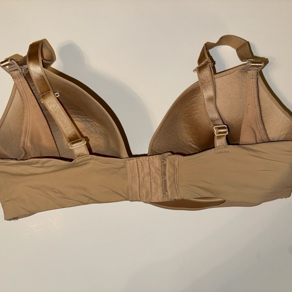 Auden Nursing Bra 36DD Nude Beige Lightly Lined Wireless Racerback Convertible - Picture 2 of 6
